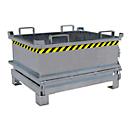 Bauer Mini-Klappbodenbehälter MSB 250, B 1000 x T 800 x H 625 mm, feuerverzinkt