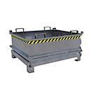 Bauer Mini-Klappbodenbehälter MSB 400, B 1200 x T 1000 x H 625 mm, feuerverzinkt