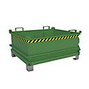 Bauer Mini-Klappbodenbehälter MSB 400, B 1200 x T 1000 x H 625 mm, resedagrün RAL 6011