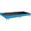 Bauer Regalwanne RW 2700-1 PE, mit PE-Einsatz, L 2665 x B 1315 x H 210 mm, lichtblau RAL 5012