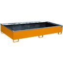 Bauer Regalwanne RW 2700-3 PE, mit PE-Einsatz, L 2665 x B 1315 x H 440 mm, gelborange RAL 2000