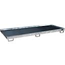 Bauer Regalwanne RW 3300-1 PE, mit PE-Einsatz, B 3262 x T 1312 x H 195 mm, bis 240 l, Stahl feuerverzinkt