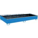 Bauer Regalwanne RW 3300-3 PE, mit PE-Einsatz, B 3262 x T 1312 x H 383 mm, bis 1000 l, Stahl lackiert, lichtblau