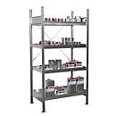BAUER S 3019-4E rack pour petits conteneurs, rack de base, L 1000 x P 600 x H 2000 mm, 4 bacs de rétention