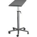 Beamertisch MAULpro, bis zu 30 kg, stufenlos höhenverstellbar, 10° neigbar, 5 Bremsrollen, Platte B 350 x T 500 mm, anthrazit
