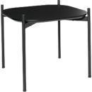 Beistelltisch meet by Paperflow Meet, Quadrat, furniertes MDF, Stahlgestell, B 500 x T 500 x H 400 mm, schwarz/schwarz
