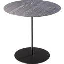 Beistelltisch STANLY, Stahlgestell schwarz, Tischplatte Ø 450 mm, versch. Ausführungen