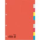 bene blanco indexbladen, karton, A4, 10-dlg.,