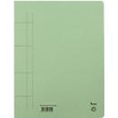 bene loose-leaf binder cardboard, DIN A4, green
