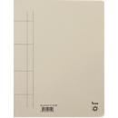 bene loose-leaf binder cardboard, DIN A4, grey