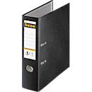 bene plastic letter file, black, 80 mm spine.