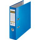 bene plastic letter file, blue, 80 mm spine.