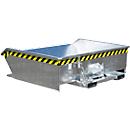 Benne basculante Mini type MGU 610 Bauer, faible encombrement en hauteur, galvanisé