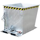 Benne basculante pour copeaux SGU-RZ55, pour chariot, étanche à l’huile et à l’eau, 550 L, galvanisé