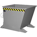 Benne basculante pour copeaux SGU-RZ55, pour chariot, étanche à l’huile et à l’eau, 550 L, RAL 7005