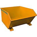 Benne basculante type GU, 1000 litres, orange