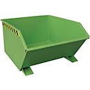 Benne basculante type GU, 1000 litres, vert