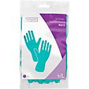 Beschermende handschoenen BINGOLD, herbruikbaar, latex- en poedervrij, nitril, groen, maat L, 1 paar