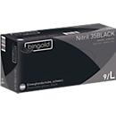 Beschermende handschoenen BINGOLD Nitrile 35BLACK, wegwerp, microtextured vingertoppen, poedervrij, nitril, zwart, maat L, 100 stuks
