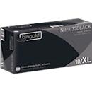 Beschermende handschoenen BINGOLD Nitrile 35BLACK, wegwerp, microtextured vingertoppen, poedervrij, nitril, zwart, maat XL, 100 stuks