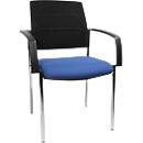Besucherstuhl SSI PROLINE Visit S1, blau/schwarz