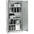 Beveiligde kast conform IP54 met 4 legborden, b 950 x d 525 x h 1935 mm