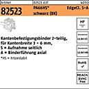 Bevestigingsband R 8252 3 Edgecl. 4,6x200/45 PA66 HS zwart SA 500 stuks HELLERMANN