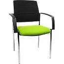 Bezoekersstoel SSI Proline Visit S1 - appelgroen en zwart - Schäfer Shop Pure