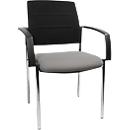 Bezoekersstoel SSI Proline Visit S1 - grijs en zwart - Schäfer Shop Pure