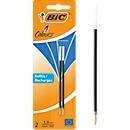 BIC 4 Colours Original Nachfüllminen, mittlere Spitze, Blau, 2er Pack