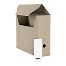 Biella Archivschachtel zur Selbstmontage A4, beige, 10 Stück