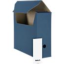 Biella boîte d'archive à monter A4, bleu, 10 pièces