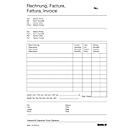 Biella Formularbuch Copy-Bloc „Rechnungen“, A6, perforiert, selbstdurchschreibend, mit Durchschlägen, nummeriert, ohne Lochung, Papier, 50 Blatt