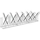 Bike rack WSM 4722 XBF, two-sided, for wheels up to 64 mm, 12 places, W 3240 x D 1270 x H 845 mm