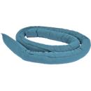 Bindemittel Saugschlauch, mit Flockenfüllung, besonders ölbindend, Ø 75 x L 1200 mm, blau, 20 Stück