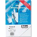 Binding covers, cardboard, 250 m², A4, white, 100 cardboard covers