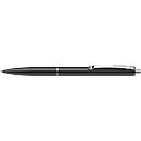 Biros Schneider K15, ancho de trazo medio 1,0 mm, color de escritura negro, cuerpo negro, indeleble, recargable, 20 unidades