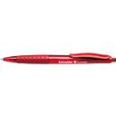 Biros Schneider Suprimo, couleur d'écriture rouge, largeur de trait M, pointe en acier inoxydable, grip caoutchouté, 20 pièces, rouge