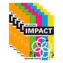 Bloc flipchart PLAYROOM IMPACT FLIP, 12 feuilles pré-imprimées pour la RSE/le développement durable, L 650 x H 970 mm, papier, multicolore, 5 pièces