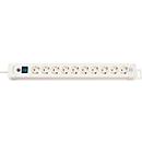 Bloc multiprise Premium-Line, 10 prises, gris