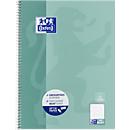 Bloc-notes OXFORD School DIN A4+, 80 pages, quadrillé, menthe
