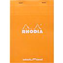 Bloc-notes Rhodia No.16, DIN A5, 80 feuilles, agrafé, dos cartonné, 80 g/m², pointillé, orange