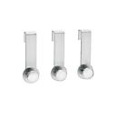 blomus&reg; patère de porte MURO en inox, set de 3 crochets