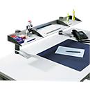 Board Master, einfach, 1200 mm, Standfüsse, lichtgrau