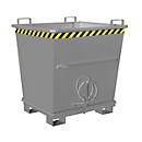 Bodemklepcontainer BKB 1000, grijs