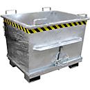 Bodemklepcontainer BKB 700, gegalvaniseerd