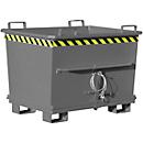 Bodemklepcontainer BKB 700, grijs