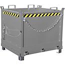 Bodemklepcontainer FB 1000, grijs