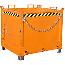 Bodemklepcontainer FB 1000, oranje