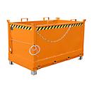 Bodemklepcontainer FB 1500, oranje